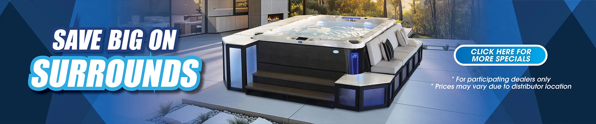 Calspas hot tub being used in a family setting - Jay