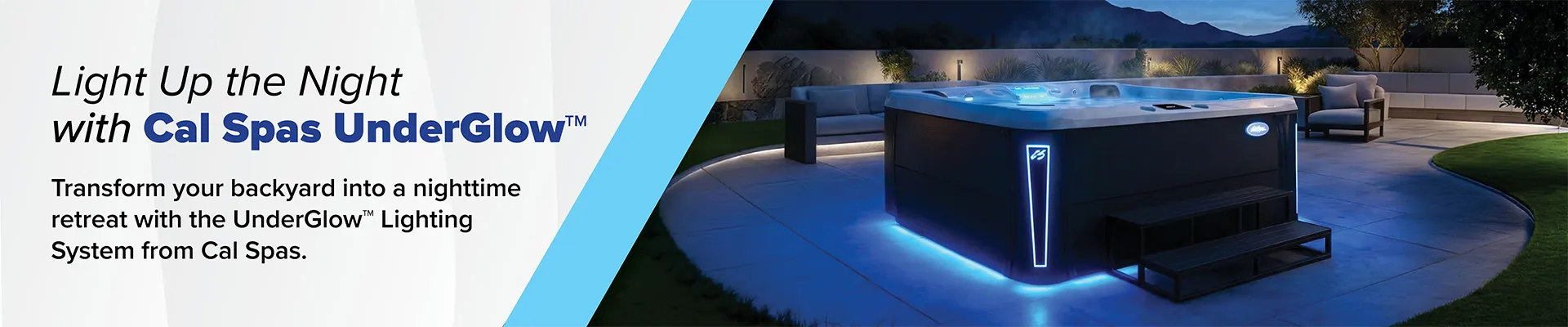 Calspas hot tub being used in a family setting - Jay